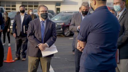  Administrator Wheeler delivers remarks at U.S. Coast Guard Station Cleveland Harbor on EPA restoration efforts for the Great Lakes