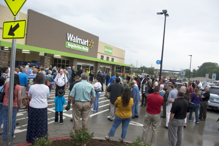 image of Walmart grand opening KCSS BF story