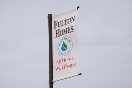 Fulton Homes WaterSense flag.