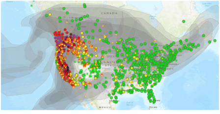 AirNow Fire and Smoke Map