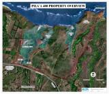 Aerial overview of Pila'a property showing locations of Guluch 2, Gulch 3, Pila'a Stream, and Eastern Plateau where stabilization and restoration work will be done.
