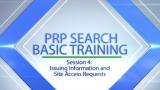 Cover page image for session 4 video training course on PRP searches