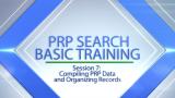 Cover page image for session 7 video training course on PRP searches