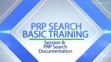 cover page image for session 8 video training course on PRP searches