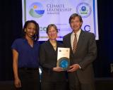 Beth Craig, US EPA, with Jenell Moffett and The Honorable Will Wynn, City of Austin, TX