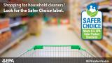 shopping cart with the Safer Choice label