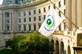 Image of EPA HQ with Flag