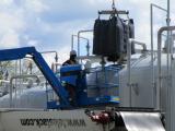 Loading Carbon into Granulated Activated Carbon Unit – May 2017