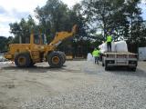 Off Loading Cement Bags to Stabilize Dredged Sediment – October 2016