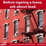 Before Signing a Lease, Ask About Lead Infographic