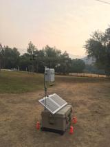 EPA's low-cost sensor package deployed at the Alder Fire in California.