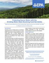 Screenshot of the Protecting Source Water with the DWSRF Set-Asides fact sheet