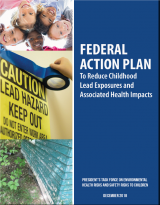 Image of the cover of the report Federal Action Plan to Reduce Lead Exposures and Associate Health Risks