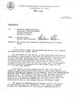 A picture of the memorandum 'EPA Policy for Program Implementation on Indian Lands'.