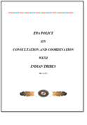 Cover of EPA Consultation and Coordination Policy