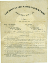 image of Lincoln Univ founding constitution HBCU story