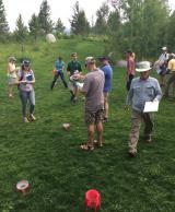 A QWEL class irrigation audit.