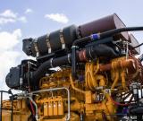Picture of a dynamic gas blending engine from Caterpillar Inc.