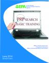 image of PRP search basic training handbook cover page
