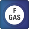 Icon representing the fluorinated gas sector under the GHGRP.