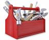 Picture of a box filled with tools