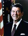 photo of Ronald Reagan as president