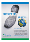 This is a screenshot of a poster that the SmartWay program provides for partners and affiliates.