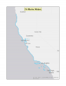 Map of California Marine Waters no-discharge zone