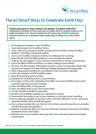 This is a screenshot of the 50 Smart Ways to Celebrate Earth Day document