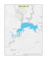 Map of Clear Lake, TX no-discharge zone
