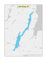 Map of no-discharge zone established for Lake George, NY